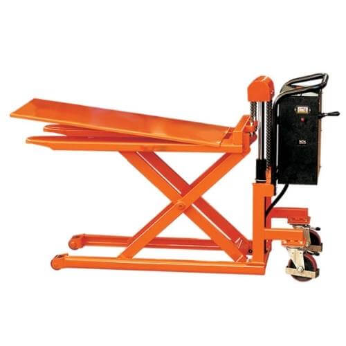 Transpalette électrique haute levée grande stabilité